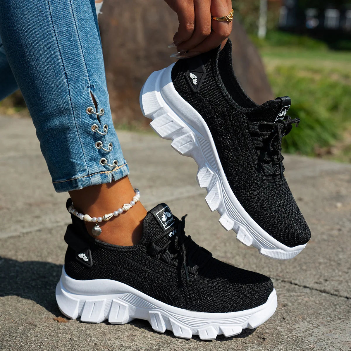 Tênis Feminino Knit Comfort Premium