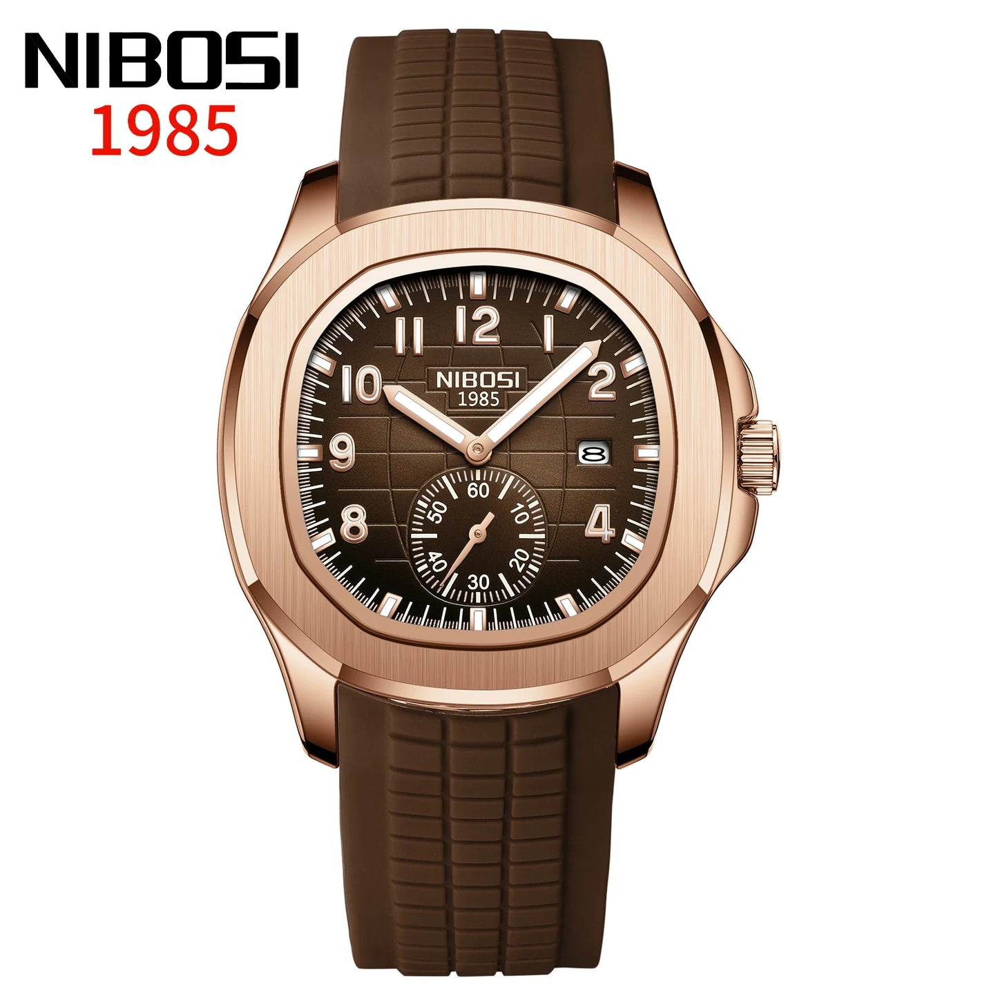 Relógio Masculino NIBOSI Premium Luxury 30ATM em Aço Inoxidável