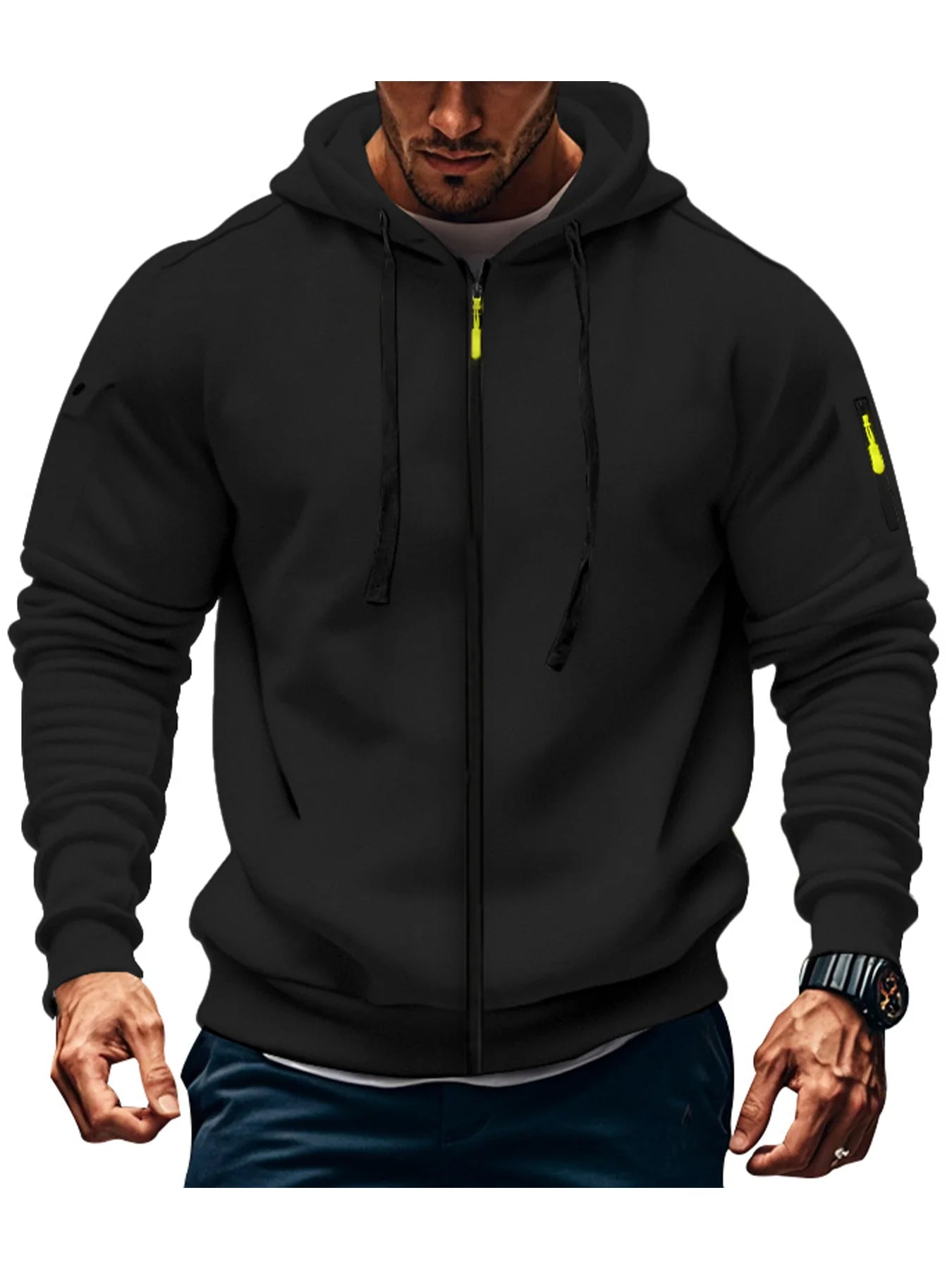 Jaqueta Masculina Hoodie Esportiva Premium