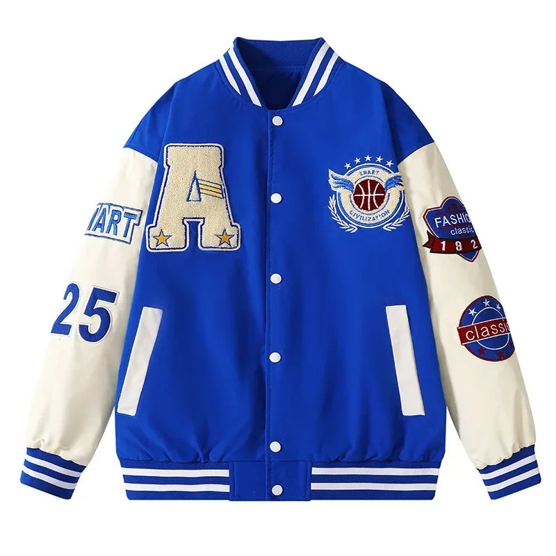 Jaqueta Varsity Premium Harajuku Masculina Streetwear