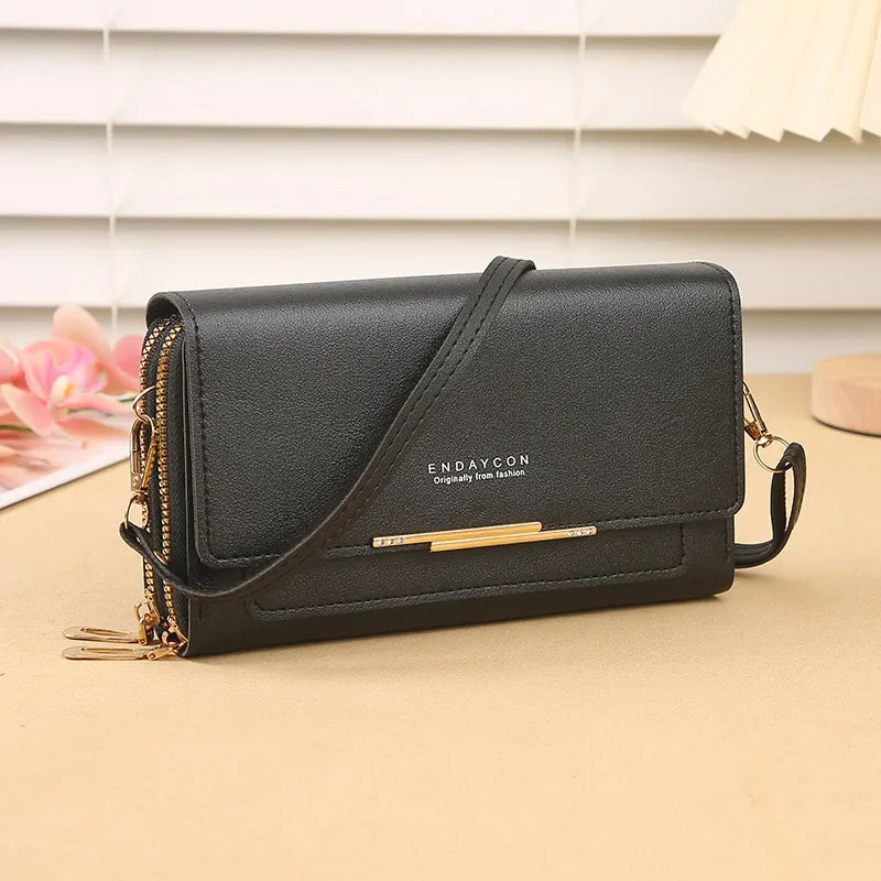 Carteira Bolsa Feminina Multifuncional Shoulder Clutch Premium