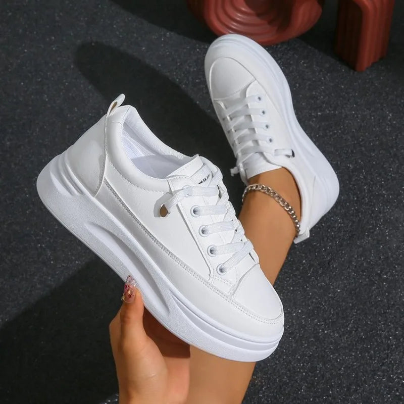 Tênis Feminino White Platform Premium