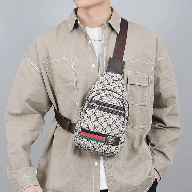 Bolsa Masculina Crossbody Multifuncional Shoulder Bag Premium Casual