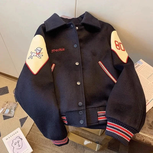 Jaqueta Feminina Varsity Vintage Premium