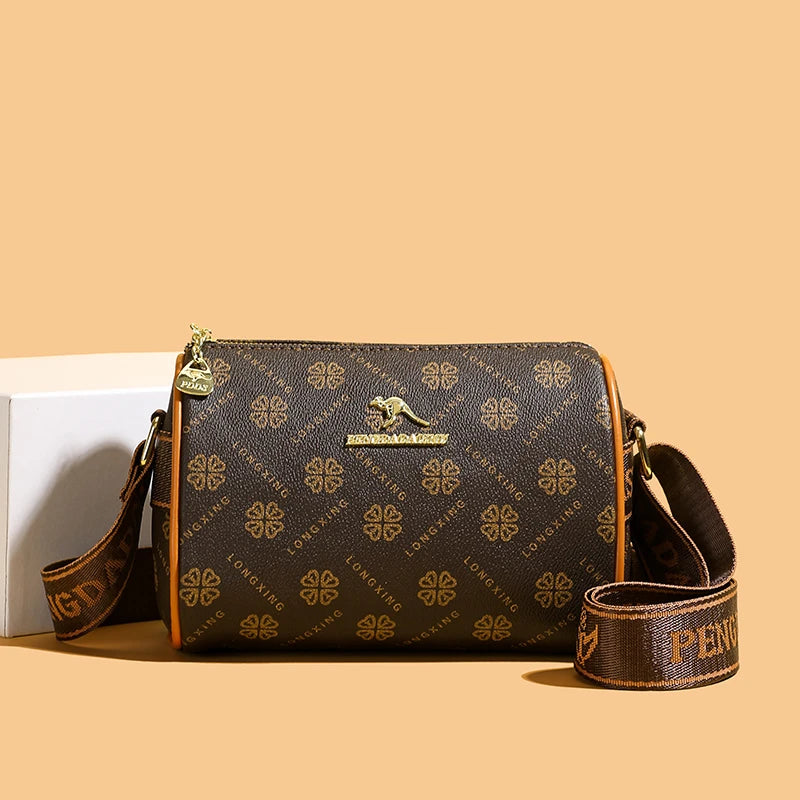 Bolsa Feminina Retrô Grande Capacidade Shoulder Bag Premium