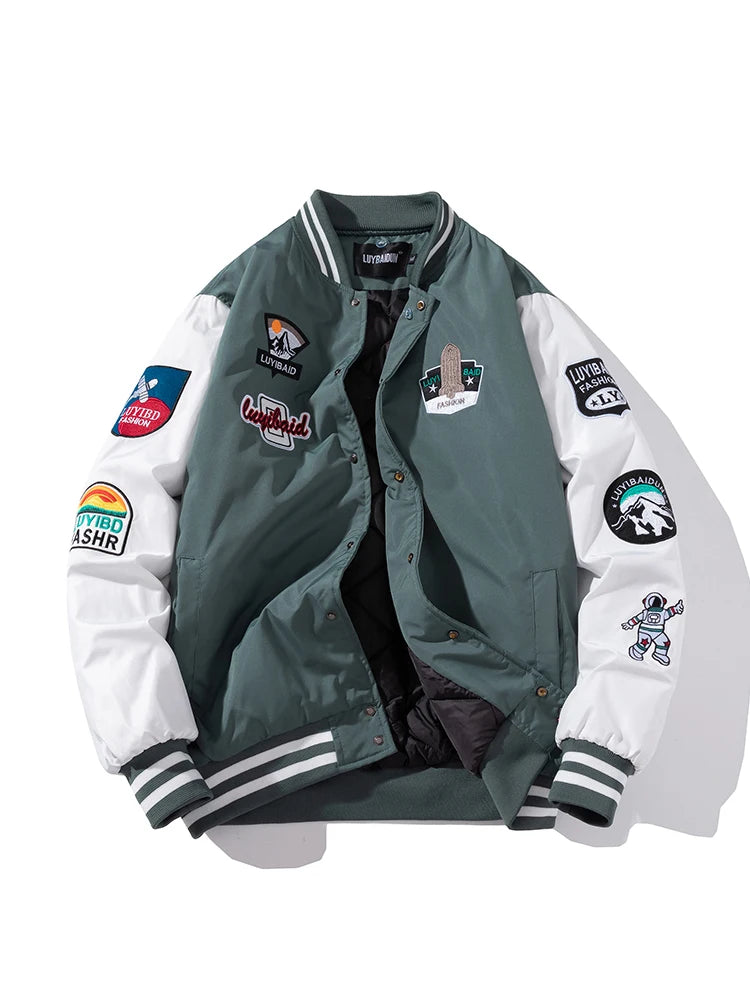 Jaqueta Varsity Premium Unissex College Streetwear
