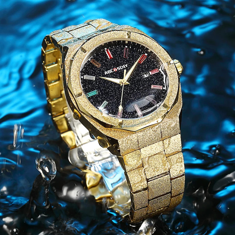 Relógio Masculino Premium Business Quartz com Pulseira Elegante