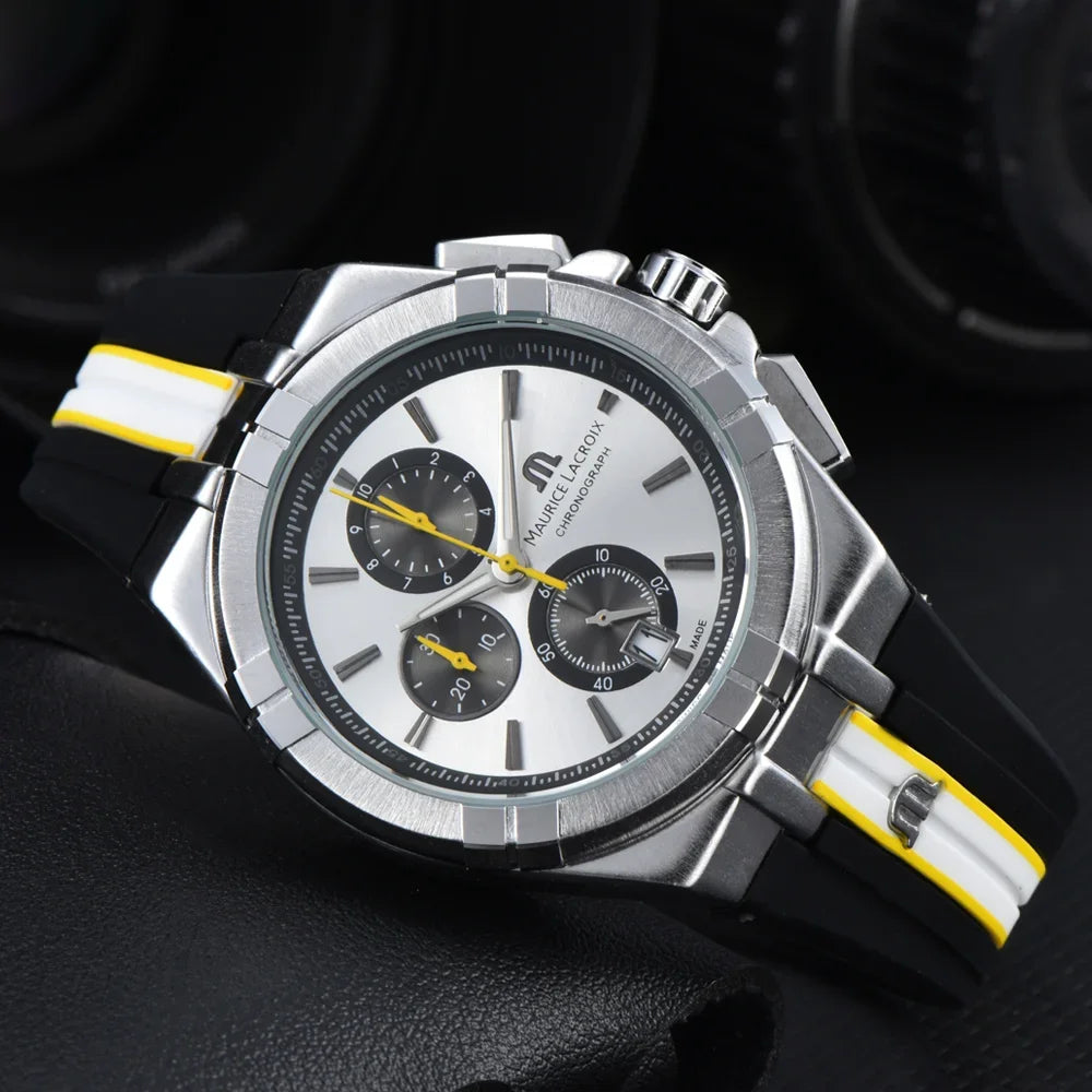 Relógio Masculino Luxury Chronograph Premium Business Sport