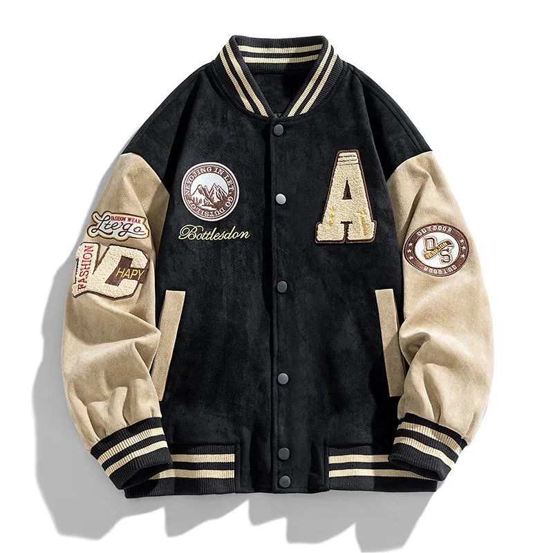 Jaqueta Bomber Premium Bordada Masculina High Street
