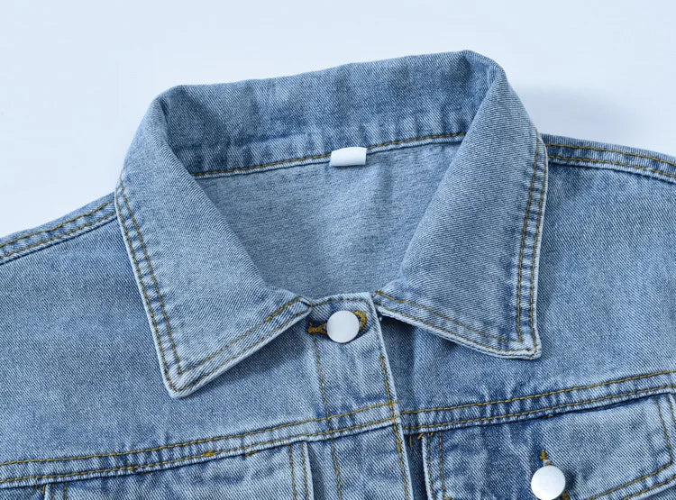 Jaqueta Jeans Feminina Oversized Premium