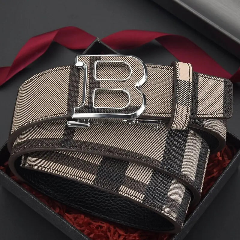 Cinto Masculino Luxury Premium Couro Business Casual