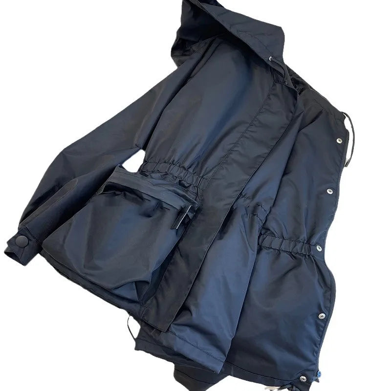 Jaqueta Feminina Luxe Hooded Premium Preta