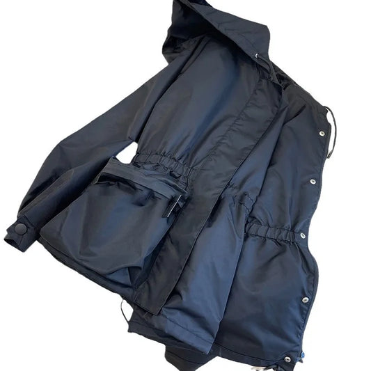 Jaqueta Feminina Luxe Hooded Premium Preta