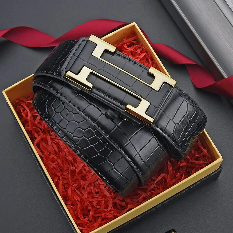 Cinto Masculino Luxury Premium Couro Business Casual