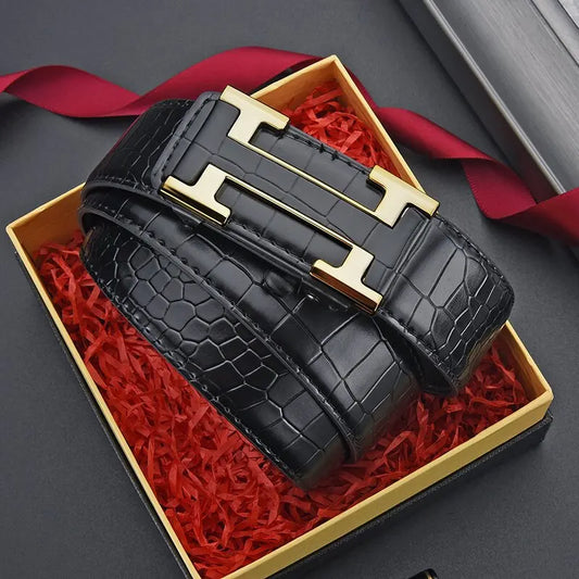 Cinto Masculino Luxury Premium Couro Business Casual