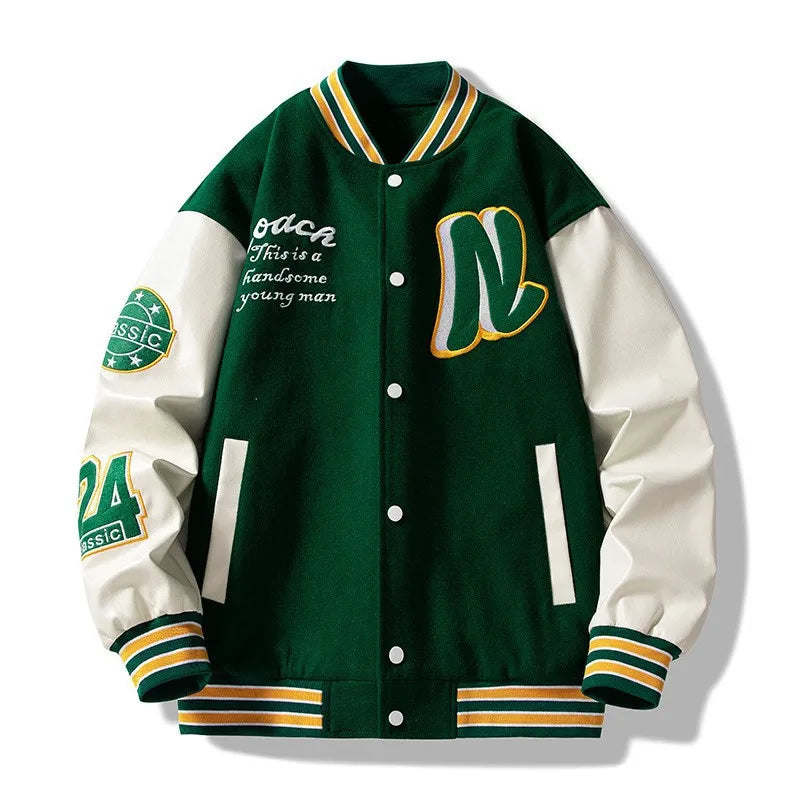 Jaqueta Vintage Premium Masculina Baseball Streetwear