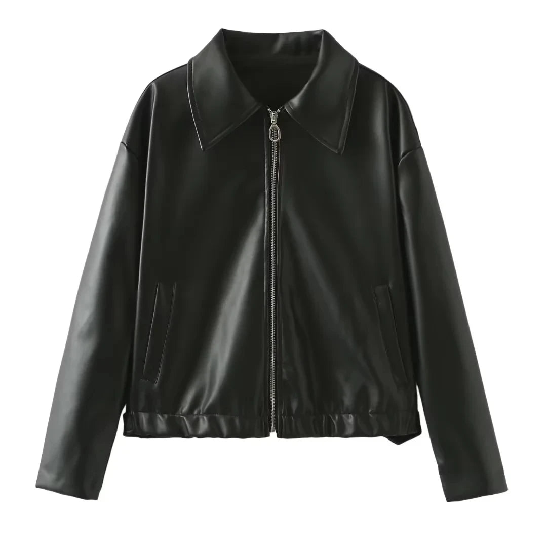 Jaqueta Feminina Biker Streetwear Premium