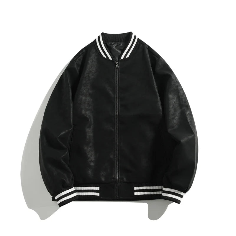 Jaqueta Masculina em Couro Biker Premium