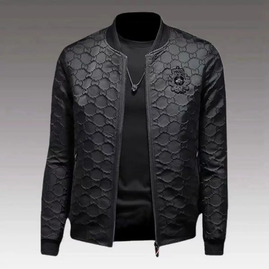 Jaqueta Baseball Masculina Slim Bordada Premium