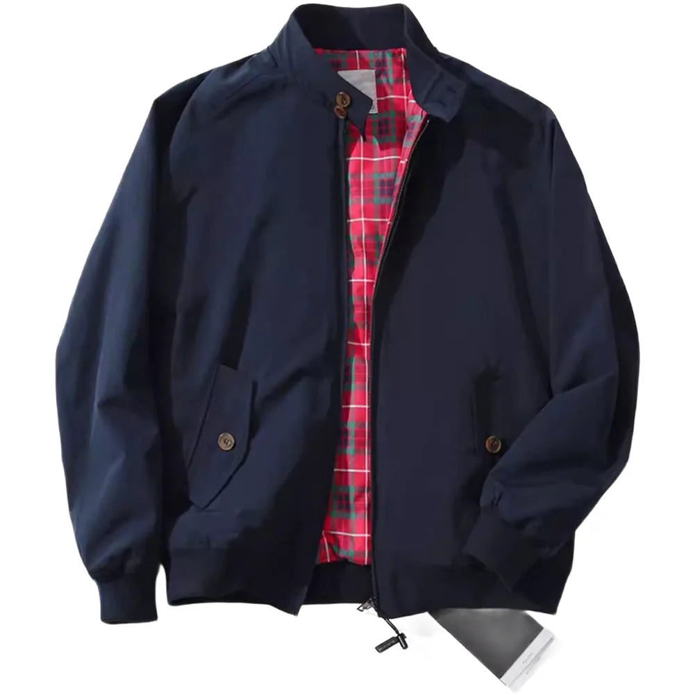 Jaqueta Masculina Retrô Gola Alta Premium