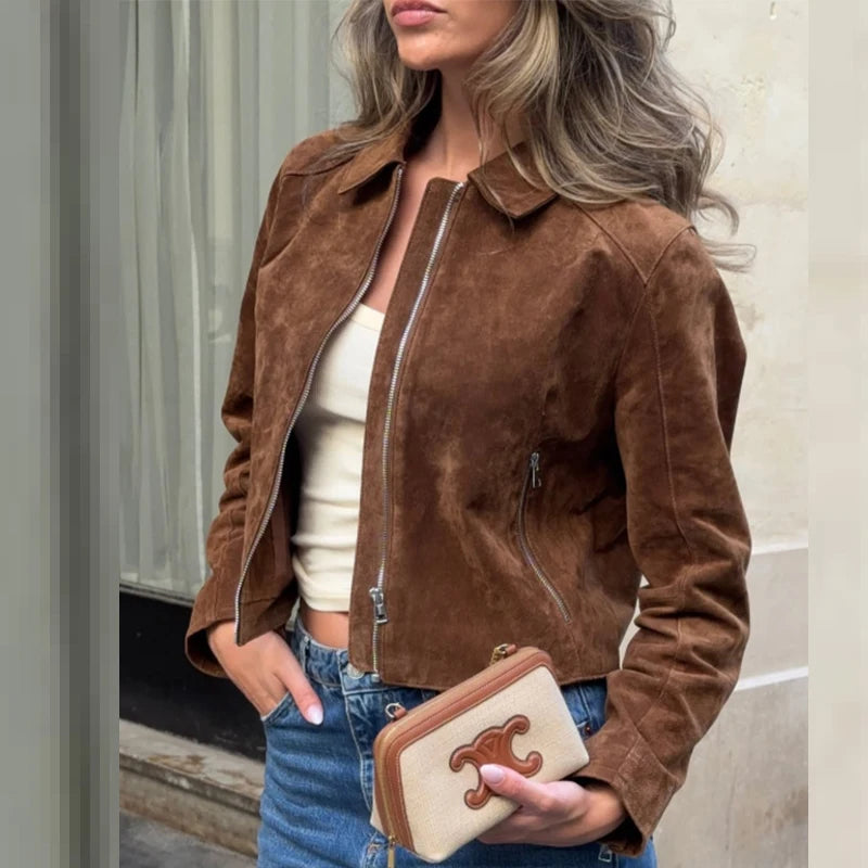 Jaqueta Feminina Bomber Cropped Premium