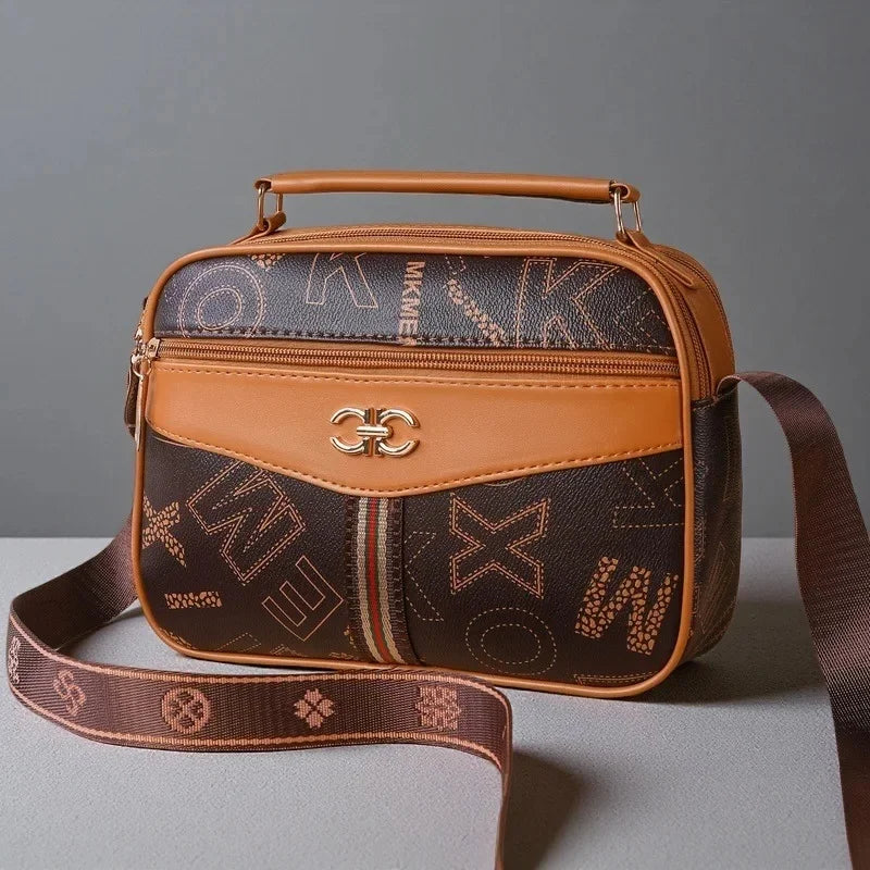 Bolsa Feminina Premium Crossbody Grande Capacidade Casual Elegante