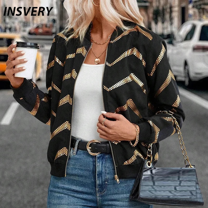 Jaqueta Bomber Feminina Preta Premium