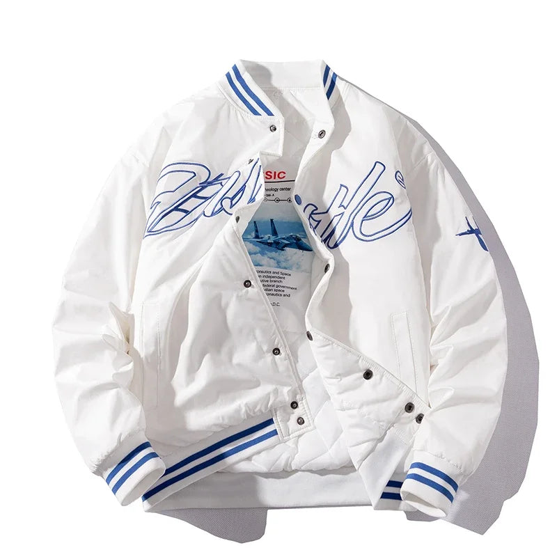 Jaqueta Varsity Premium Unissex Japanese Streetwear