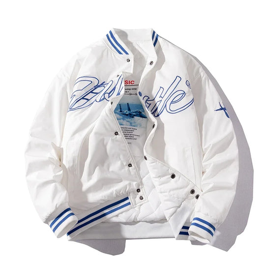 Jaqueta Varsity Premium Unissex Japanese Streetwear