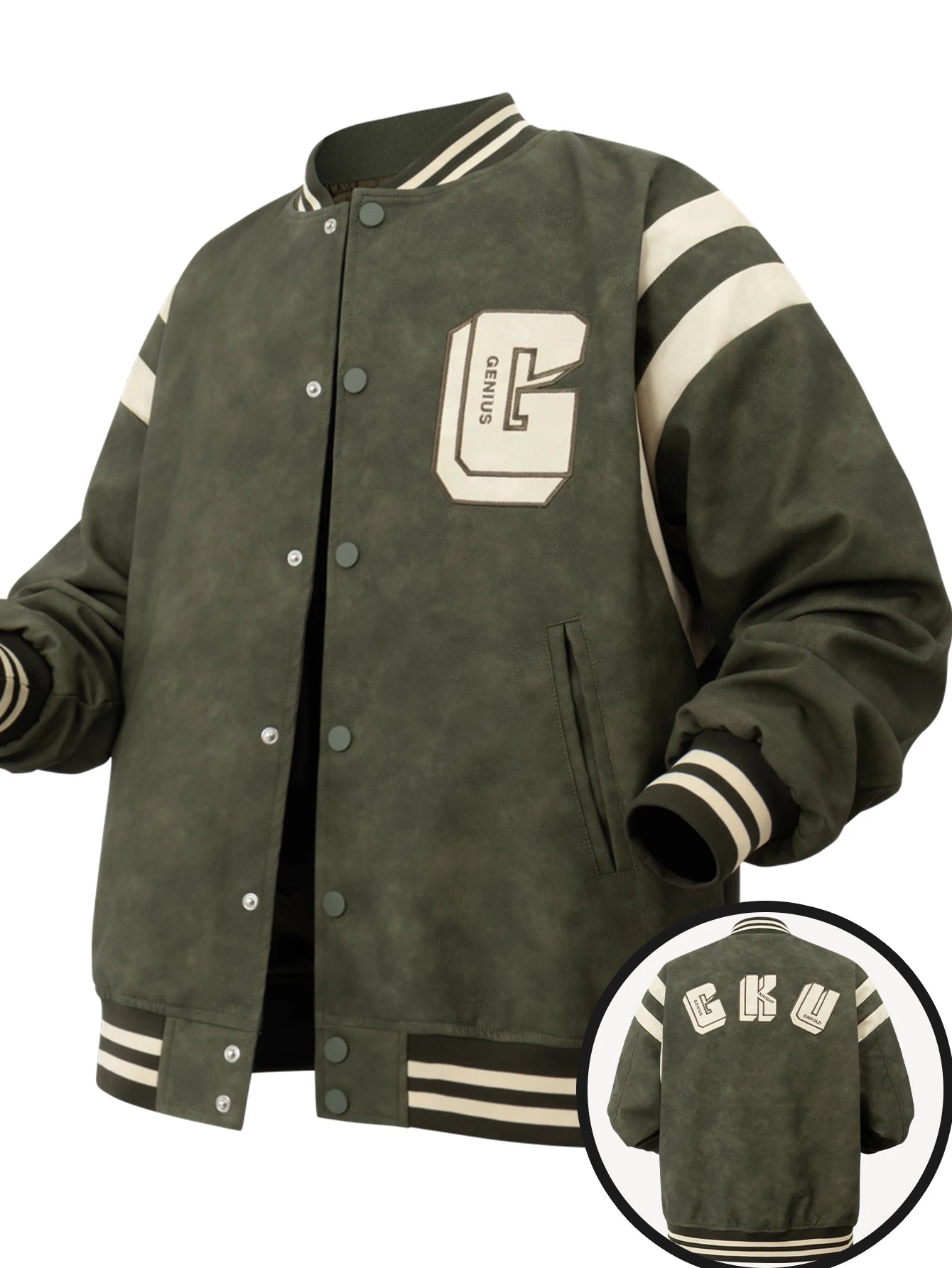 Jaqueta Racing Premium Masculina Varsity Streetwear