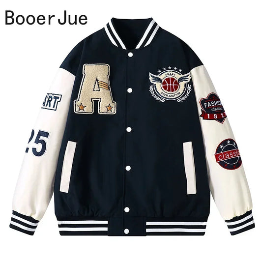 Jaqueta Varsity Premium Harajuku Masculina Streetwear