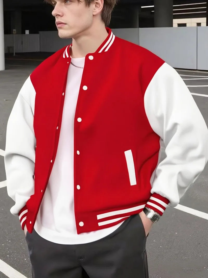 Jaqueta Baseball Masculina Casual Premium