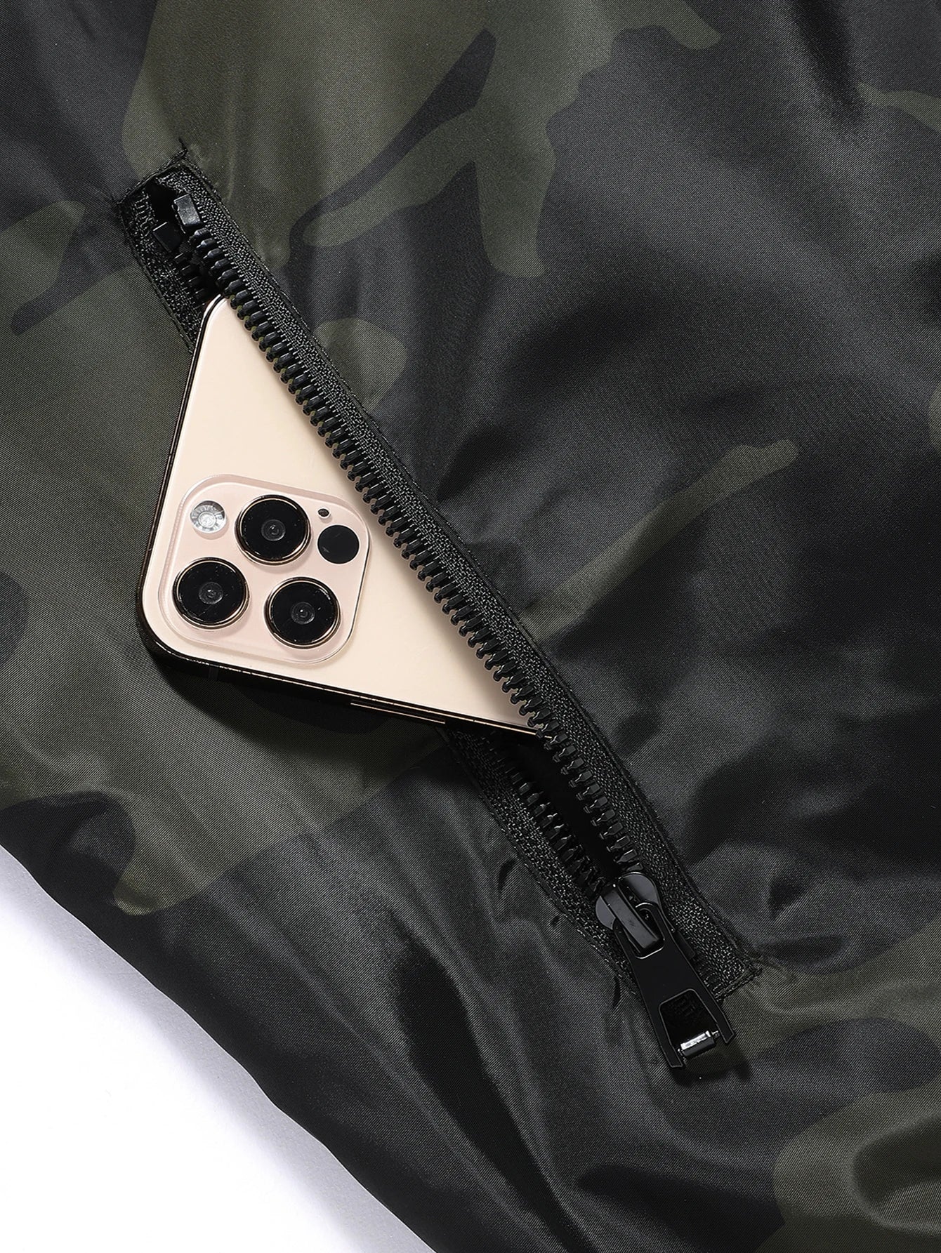 Jaqueta Camuflada Masculina Streetwear Premium com Capuz
