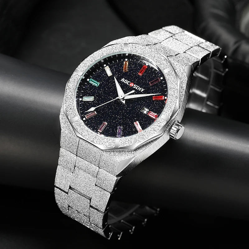 Relógio Masculino Premium Business Quartz com Pulseira Elegante