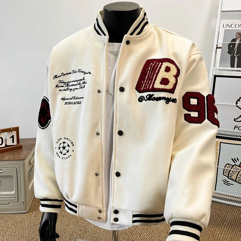 Jaqueta Varsity Premium Masculina Fashion Streetwear