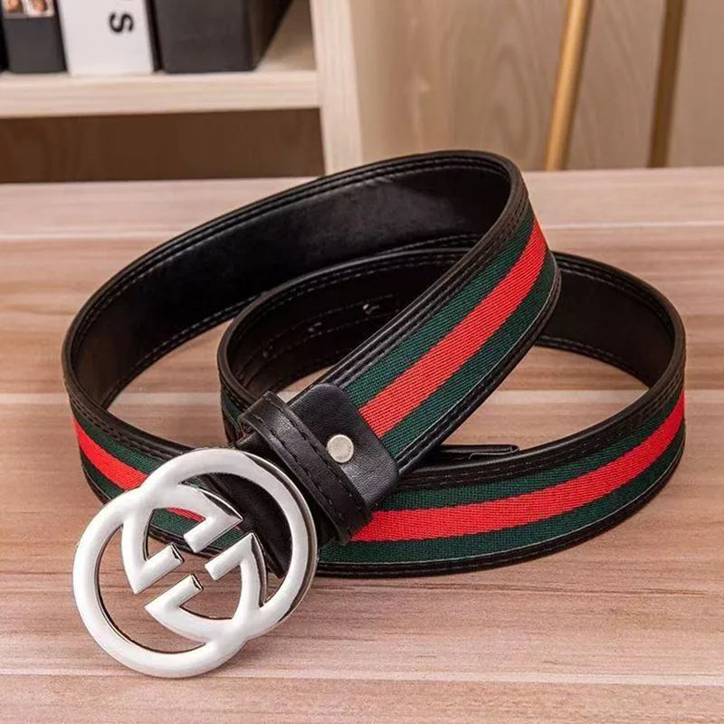 Cinto Luxury Premium Couro Business Casual Unissex