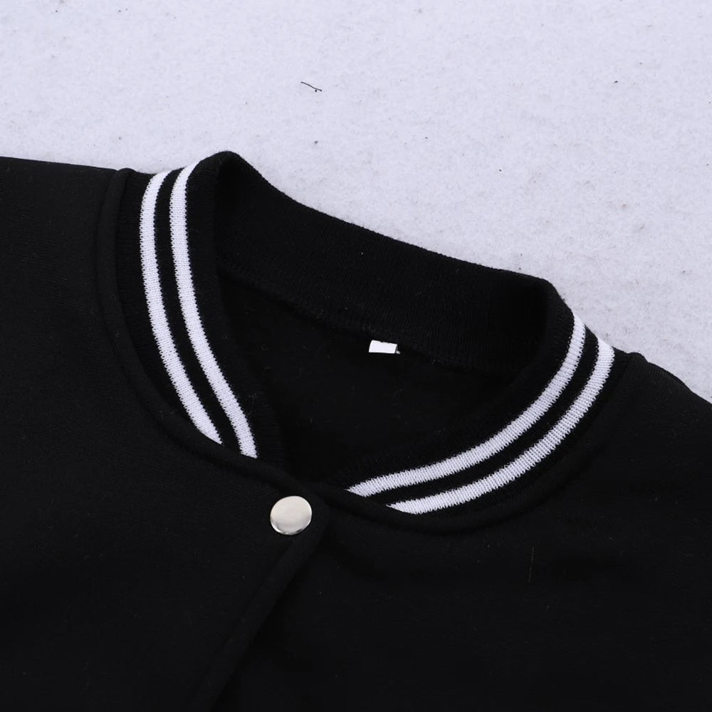 Jaqueta Feminina Varsity New York Oversized Streetwear
