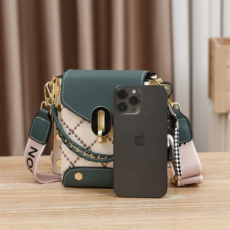 Bolsa Feminina Mini Square Crossbody Korean Style Premium Fashion