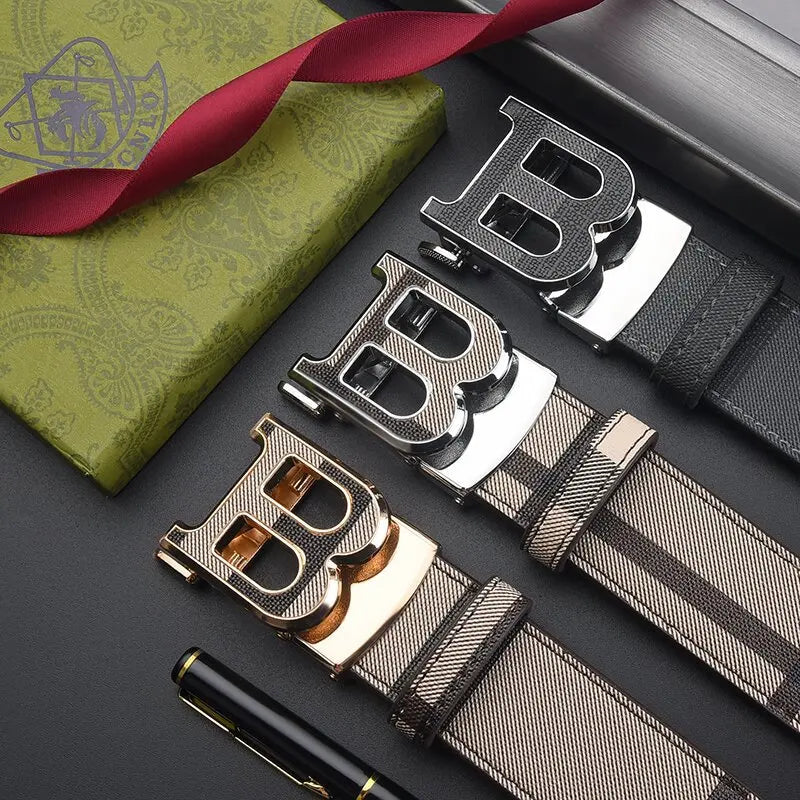 Cinto Masculino Luxury Premium Couro Business Casual