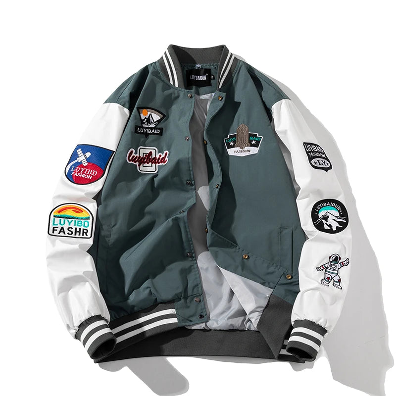 Jaqueta Varsity Premium Unissex College Streetwear