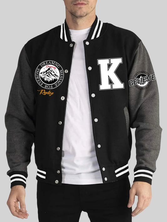 Jaqueta Baseball Masculina Oversized Streetwear Premium