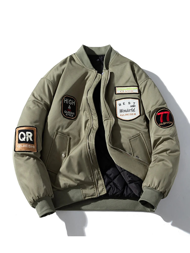 Jaqueta Bomber Militar Premium Masculina Streetwear