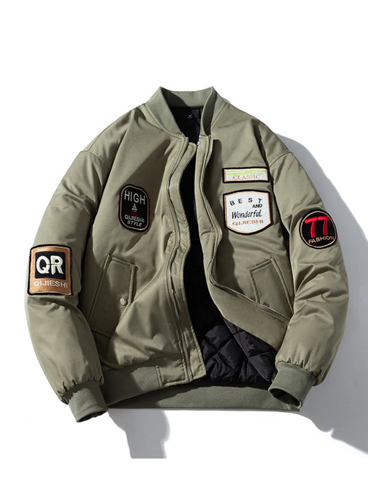 Jaqueta Bomber Militar Premium Masculina Streetwear