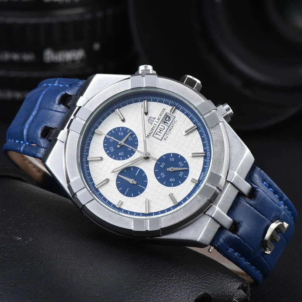 Relógio Masculino Luxury Chronograph Premium Business Sport