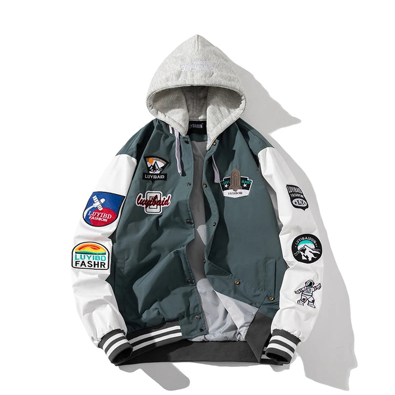 Jaqueta Varsity Premium Unissex College Streetwear
