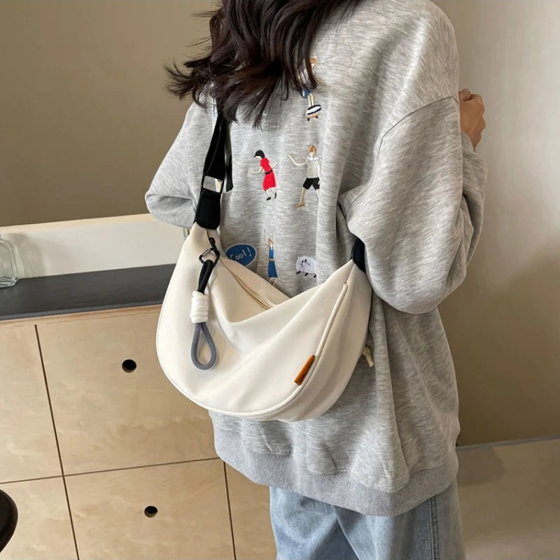 Bolsa Feminina Dumpling Crossbody Shoulder Bag Premium Fashion
