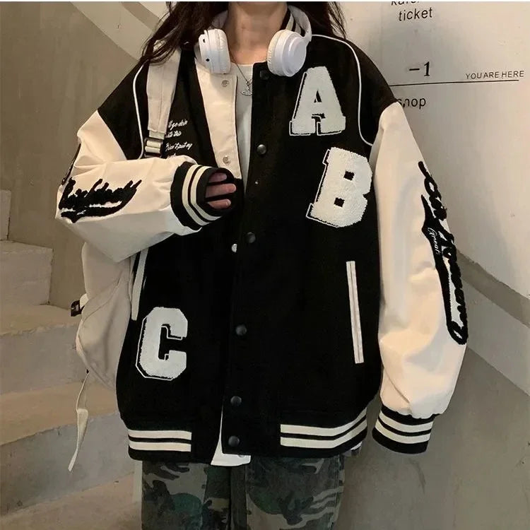 Jaqueta Varsity Premium Feminina Y2K Streetwear