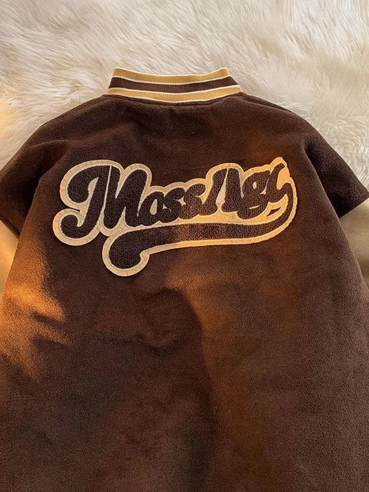 Jaqueta Varsity Premium Masculina Vintage Streetwear
