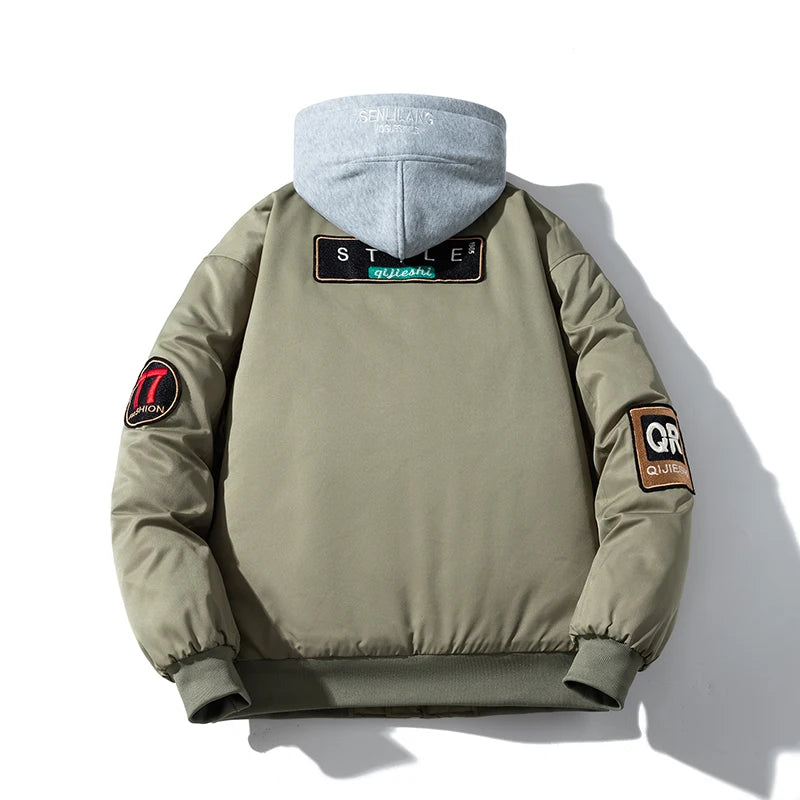 Jaqueta Bomber Militar Premium Masculina Streetwear
