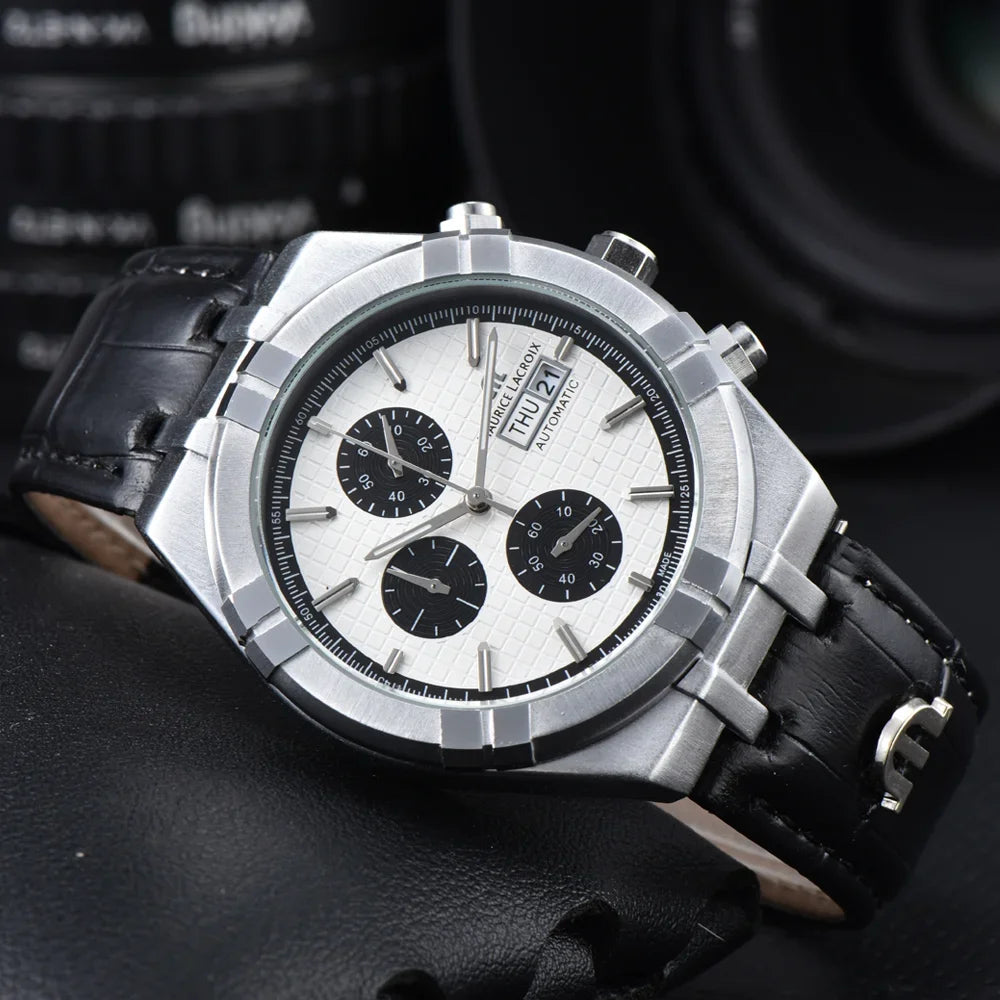 Relógio Masculino Luxury Chronograph Premium Business Sport